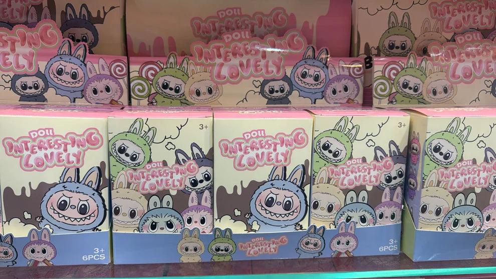 Labubu Cartoon Wild Keychain