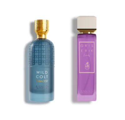 Assaf Perfume Combo Set – Gris Erik & Wild Colt Tobacco | طقم عطور عساف الثنائي