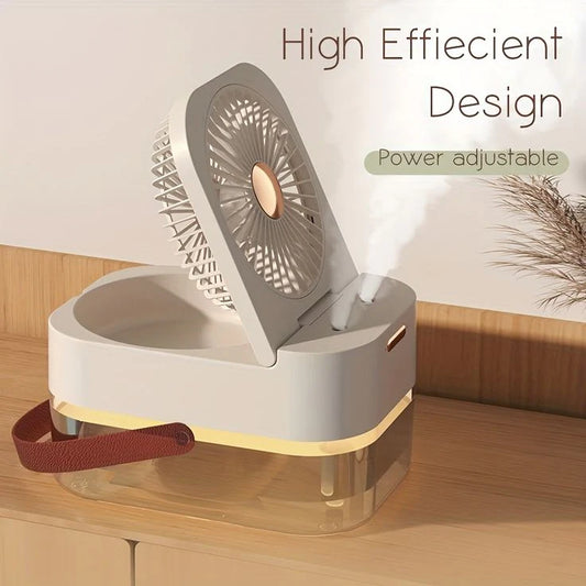 Dual Spray Cooling Fan – Powerful Mist & Air Cooling System