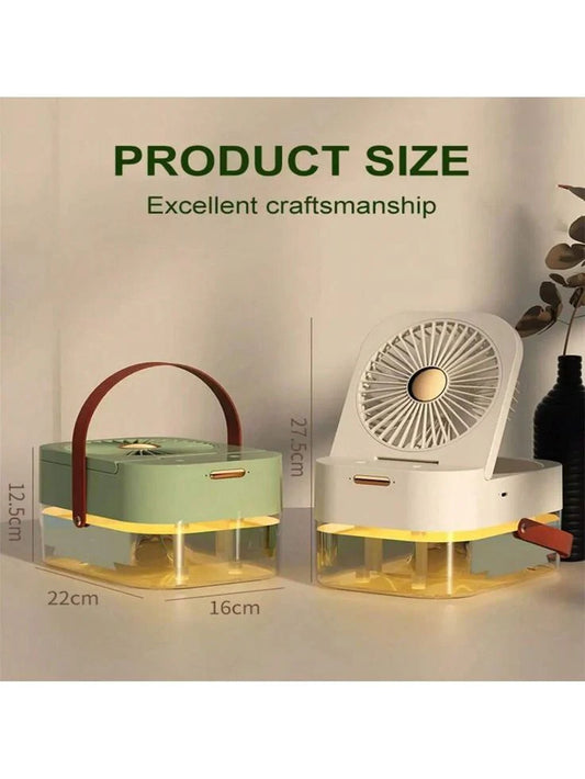 Dual Spray Cooling Fan – Powerful Mist & Air Cooling System